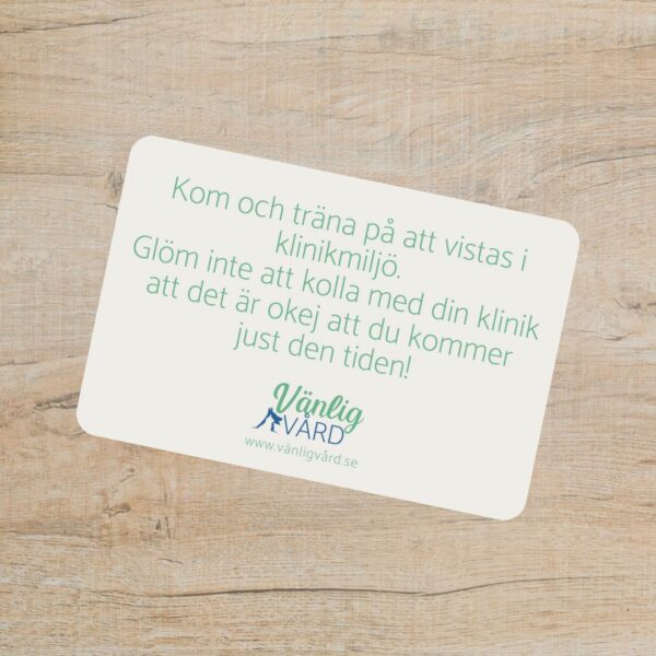 Stämpelkort "Miljöträning på klinik" inkl stämpel - Bild 3